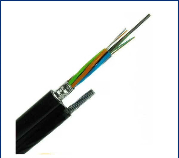 6 Core Optical Fiber with Suppot Wire