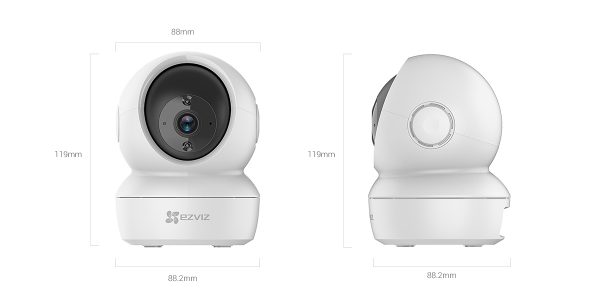 EZVIZ - Smart Wi-Fi Pan & Tilt Camera (CS-C6N-A0-1C2WFR)