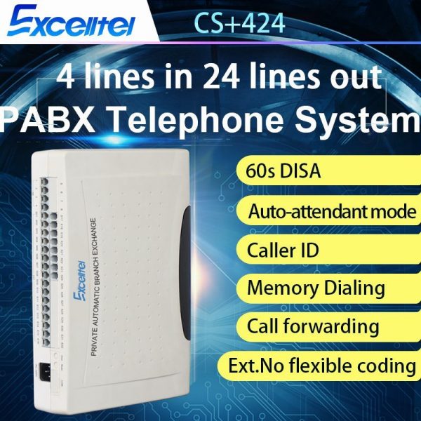 Excelltel PABX System 4Co Line 24 Extension