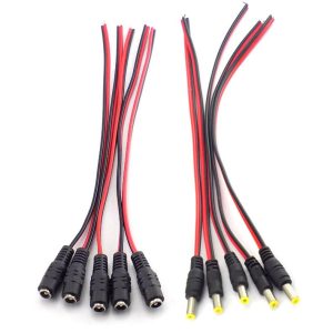 DC Jack With Wired Heavy, (100pcs PKT)