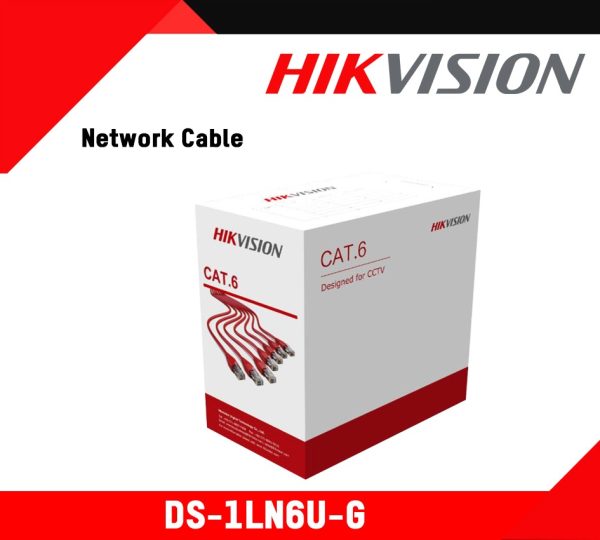 Hikvision 305m Pure Copper CAT6 UTP Network Cable