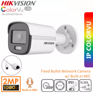 Hikvision 2 MP ColorVu Fixed Bullet Network Camera