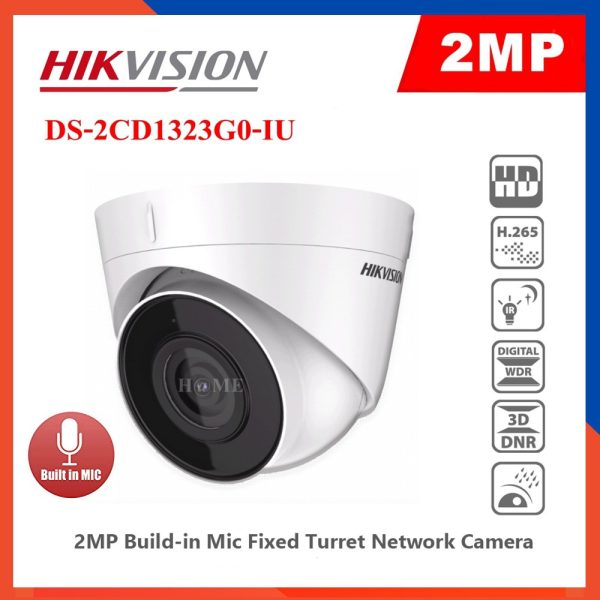 Hikvision 2 MP Build-in Mic Network Camera