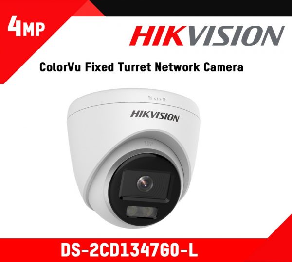 DS-2CD2347G2-L(U) 4 MP ColorVu Fixed Turret Network Camera