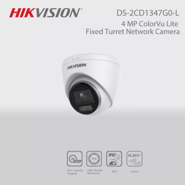 Network Camera 4 MP ColorVu Fixed Turret