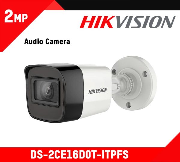 Hikvision Turret Audio Inbuild Camera (DS-2CE16D0T-ITPFS)