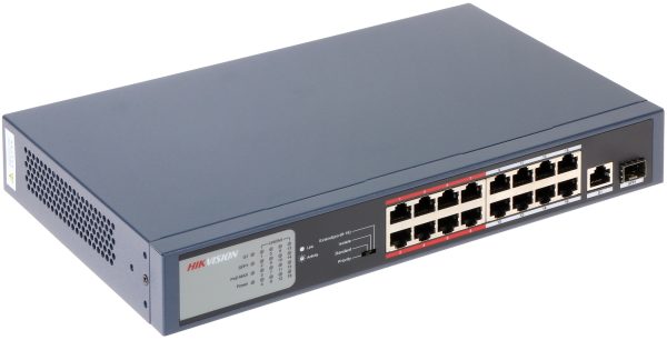 16-Port Long-Range Unmanaged PoE Switch - DS-3E0318P-E/M