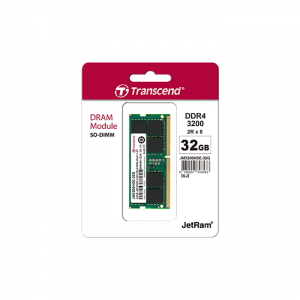 Transcend LAPTOP RAM - So-Dimm, DDR4 3200 MHz, 32 GB