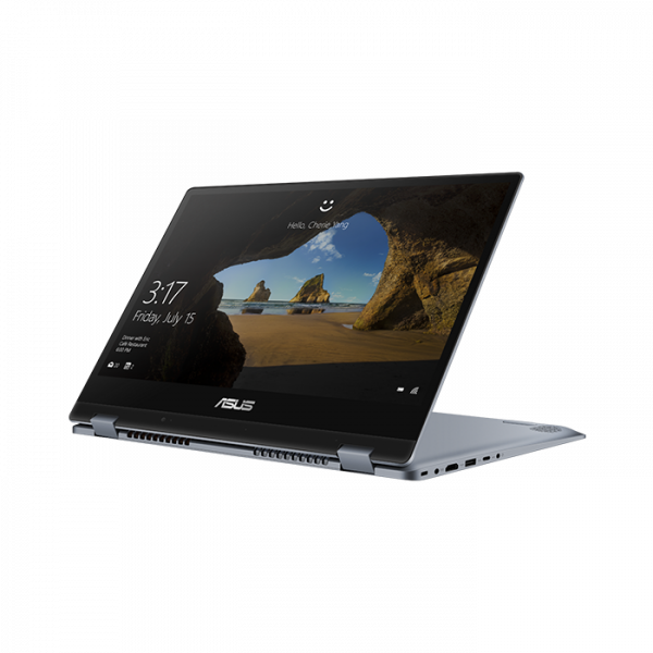 ASUS TP412FA-Touch - Intel Core i3 10th Gen 14 FHD TOUCH 360 Thin and Light Laptop (4GB RAM/ 256 GB NVMe SSD / Genuine Windows 10/ Fingerprint / GREY , Sleeve, Stylus, Mouse/ 1.5 kg)