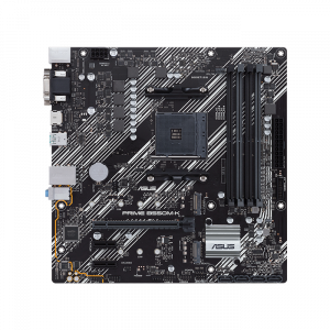 ASUS PRIME B550M-K, AMD B550 (Ryzen AM4) micro ATX motherboard with dual M.2, PCIe 4.0, 1 Gb Ethernet, HDMI/D-Sub/DVI, SATA 6 Gbps, USB 3.2 Gen 2 Type-A