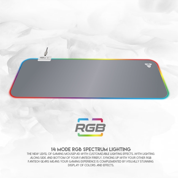Fantech Mpr800 Gaming Mouse Pad White Space Edition