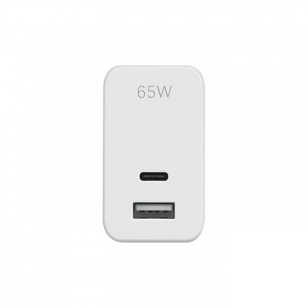 Rapoo Pa65 GaN 65 Watts USB Type-C +USB Wall Charger