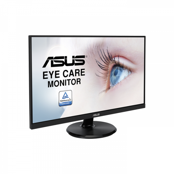 ASUS VA24DQ 23.8” Monitor, 1080P Full HD, 75Hz, IPS, Adaptive-Sync/FreeSync, Eye Care, HDMI DisplayPort VGA, Frameless, VESA Wall Mountable