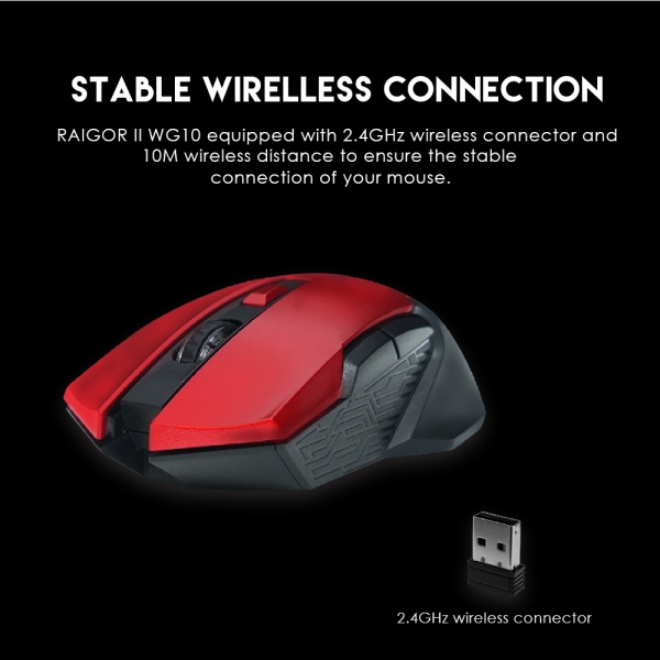 Fantech Raigor Ii Wg10 Gaming Mouse-RED
