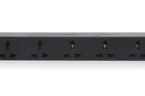 6 way all PDU unit, Horizontal 1U, 2MCable with indian plug (CFU06-A1-H1U-B-2.0)