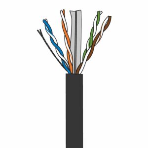 Cat6 OUTDOOR U/UTP Solid Cable (CLB04-UC6)