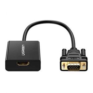 VGA+ USB audio to HDMI Converter