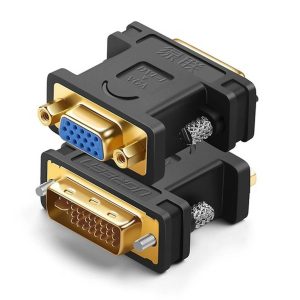DVI (24+5) male to VGA female converter