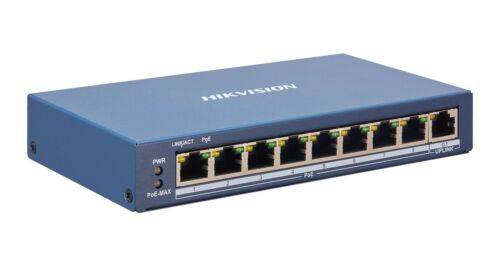 8 PORT Smart Industrial POE Switch : DS-3E1309P-EI