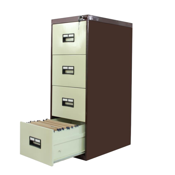 4-Drawer Filing Cabinet-PU Handle